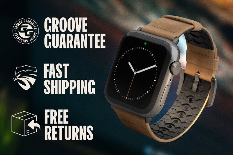 Vulcan Trek - Tan Apple Leather Watch Band