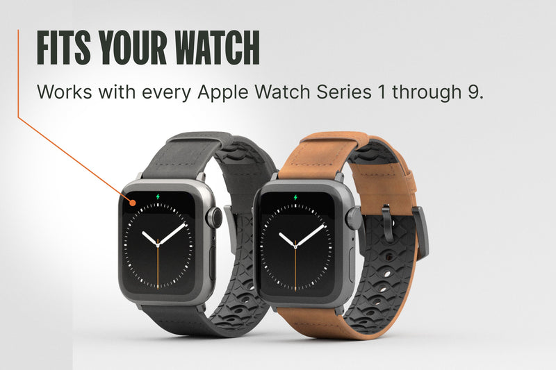 Vulcan Trek - Tan Apple Leather Watch Band